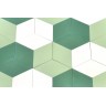 Zementfliesen-Hexagon grün-weiß-2_5